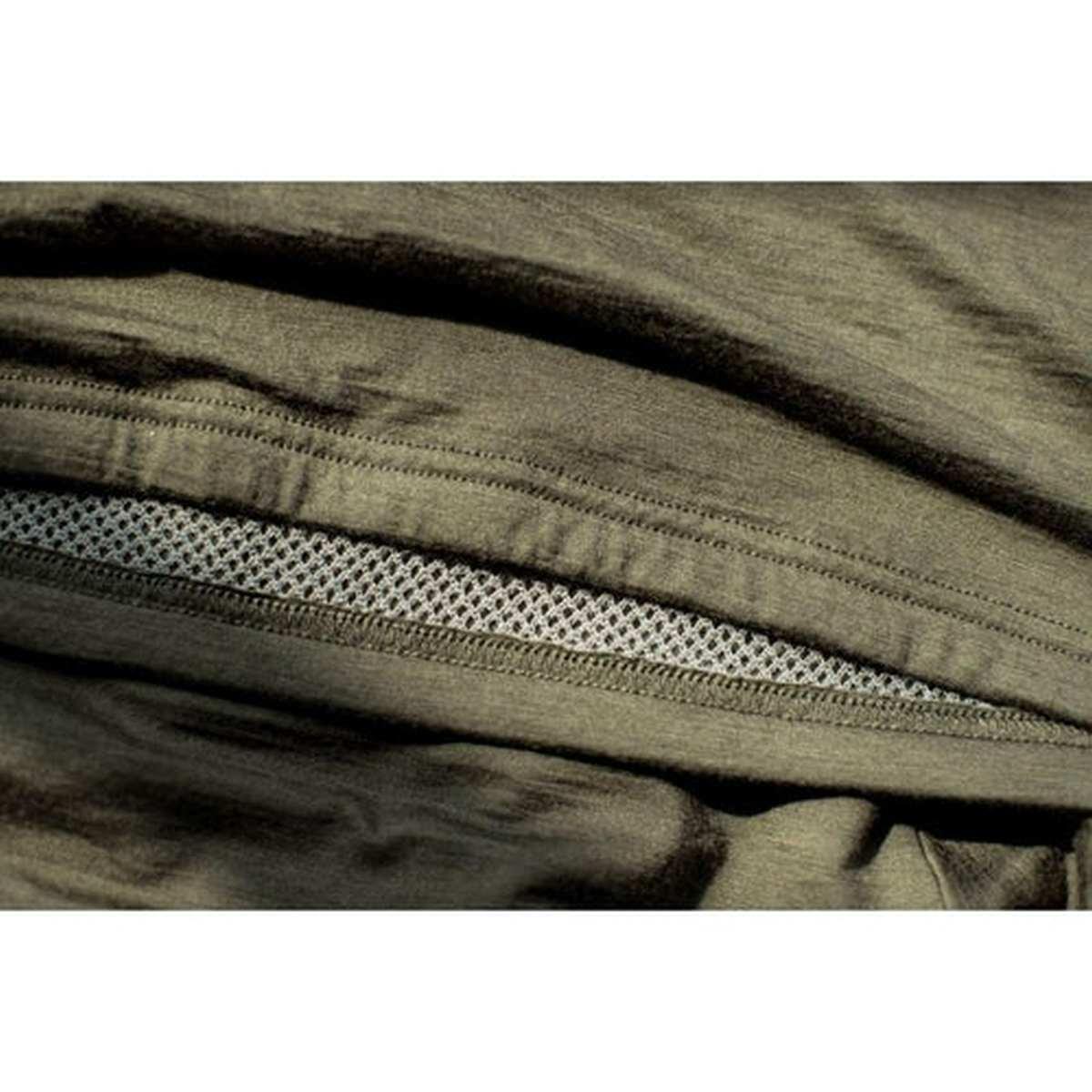 LYNX manica lunga collo con zip Lana Merino Foderato