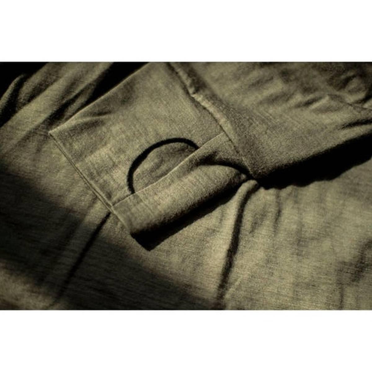 LYNX manica lunga collo con zip Lana Merino Foderato