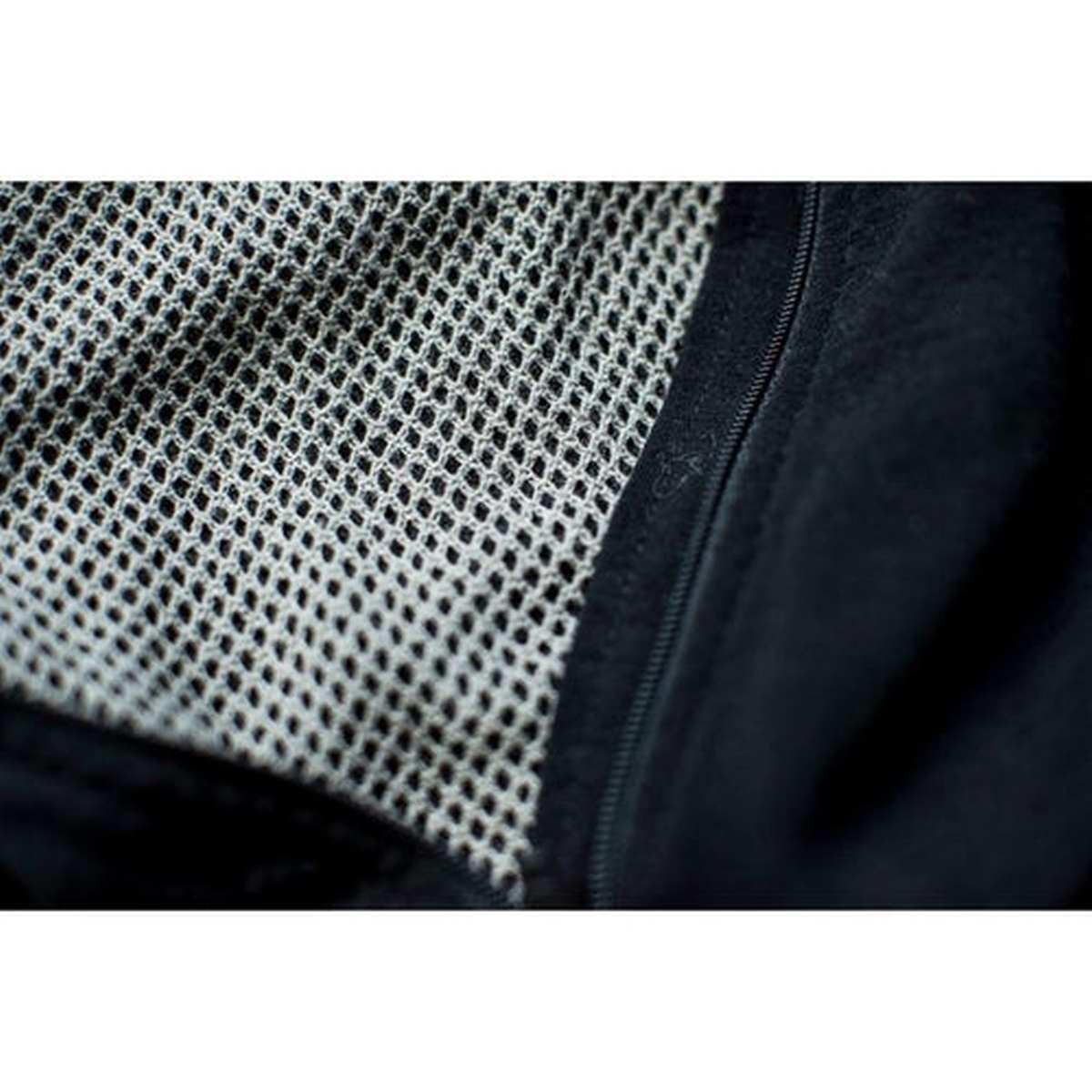 LYNX manica lunga collo con zip Lana Merino Foderato