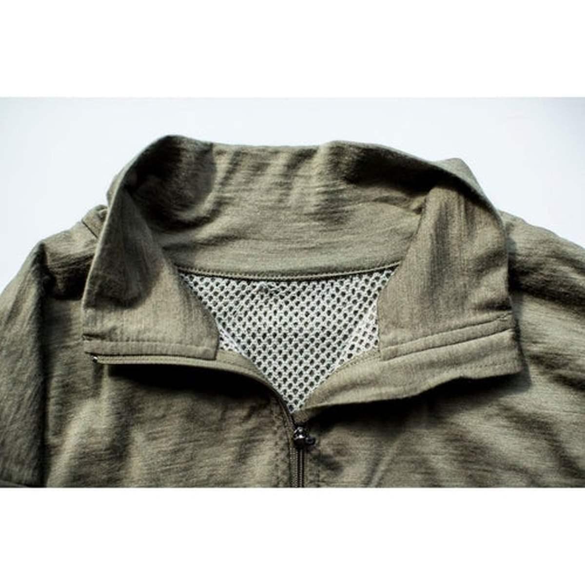 LYNX manica lunga collo con zip Lana Merino Foderato