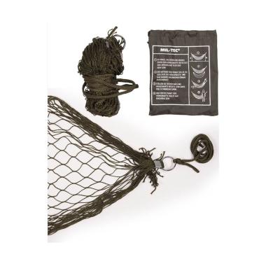 Mini amaca con borsa per il trasporto verde oliva