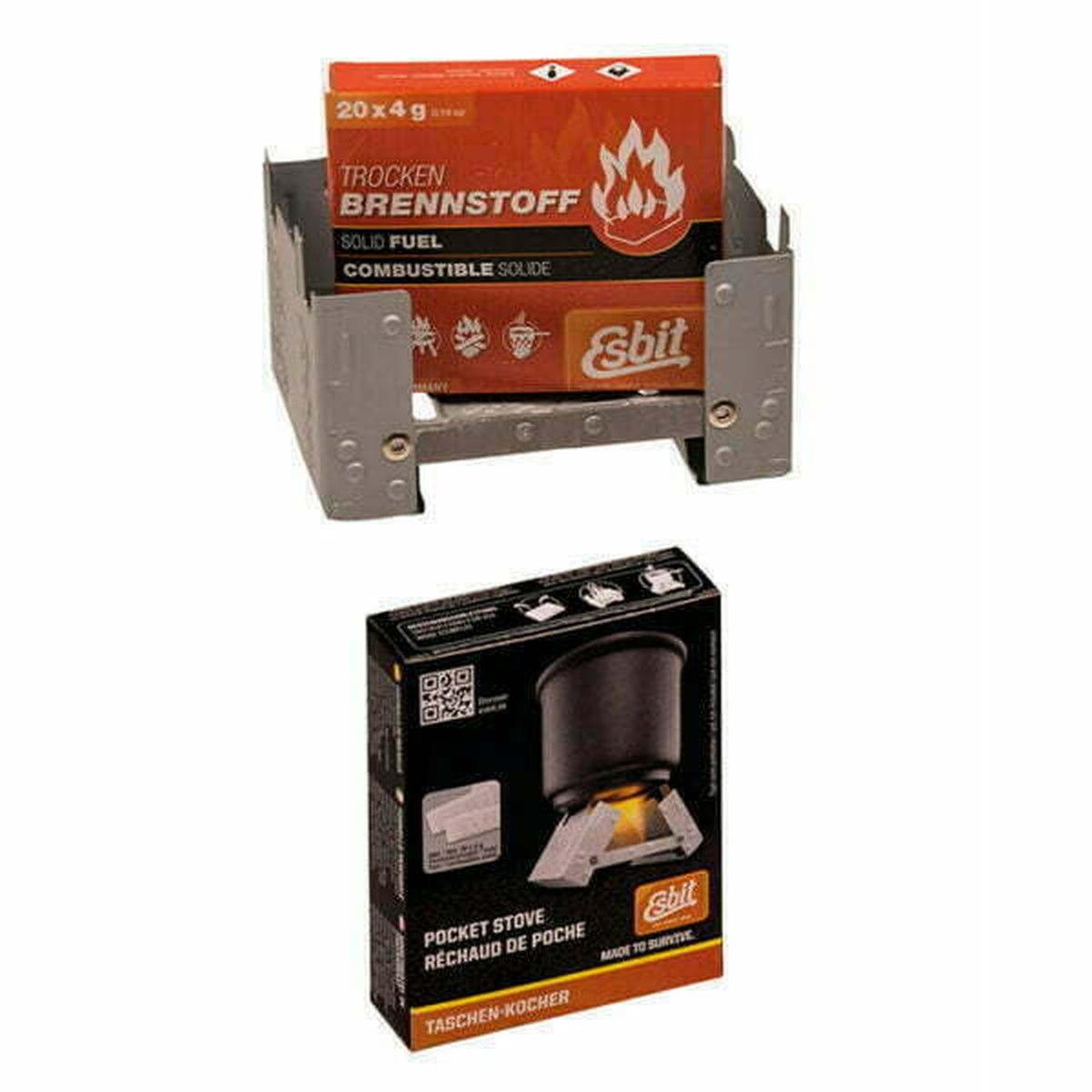 Esbit Fornellino con combustibile solido – fornello portatile per trekking ed emergenze