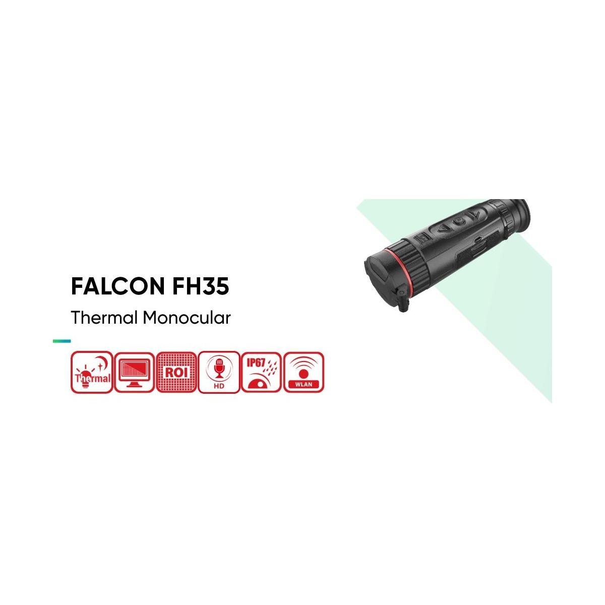 FALCON FH35 Monocolo THERMAL 384x288 pixels, 12 µm, 2x 4x 8x digital zoom,1024x768 OLED screen