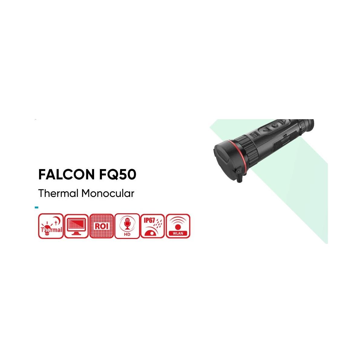 FALCON FQ50 Monocolo THERMAL 640x512 pixels,12 µm, 2x 4x 8x digital zoom,1024x768 OLED screen