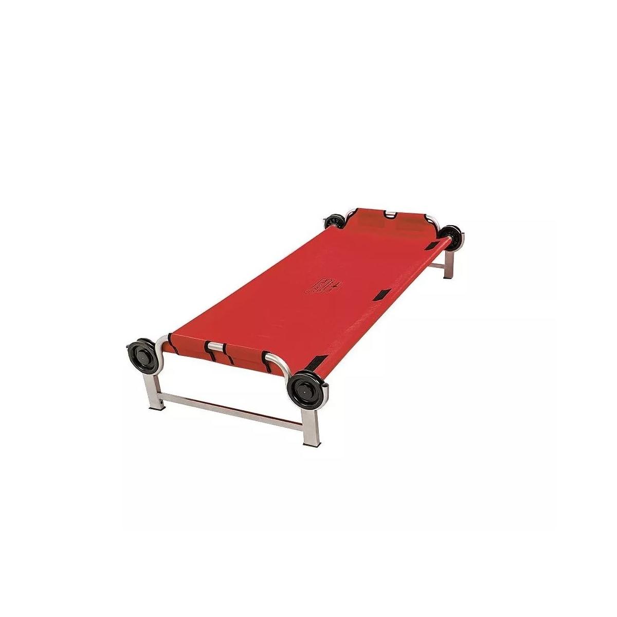 Kid-O-Bed letto singolo telaio dritto senza organizer - Rosso