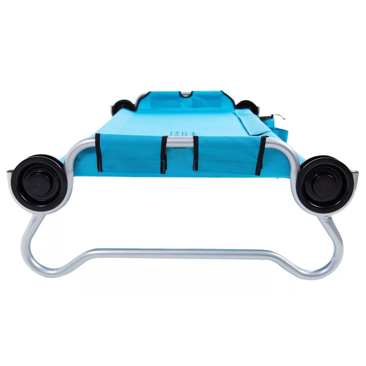Kid-O-Bed letto singolo telaio rotondo senza organizer - Blu