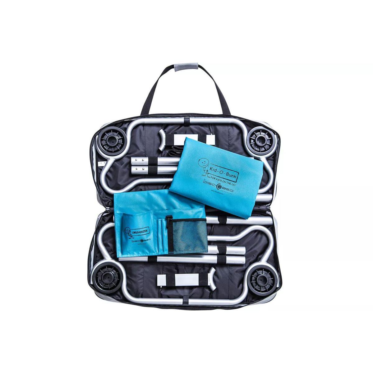 Kid-O-Bed letto singolo telaio rotondo senza organizer - Blu