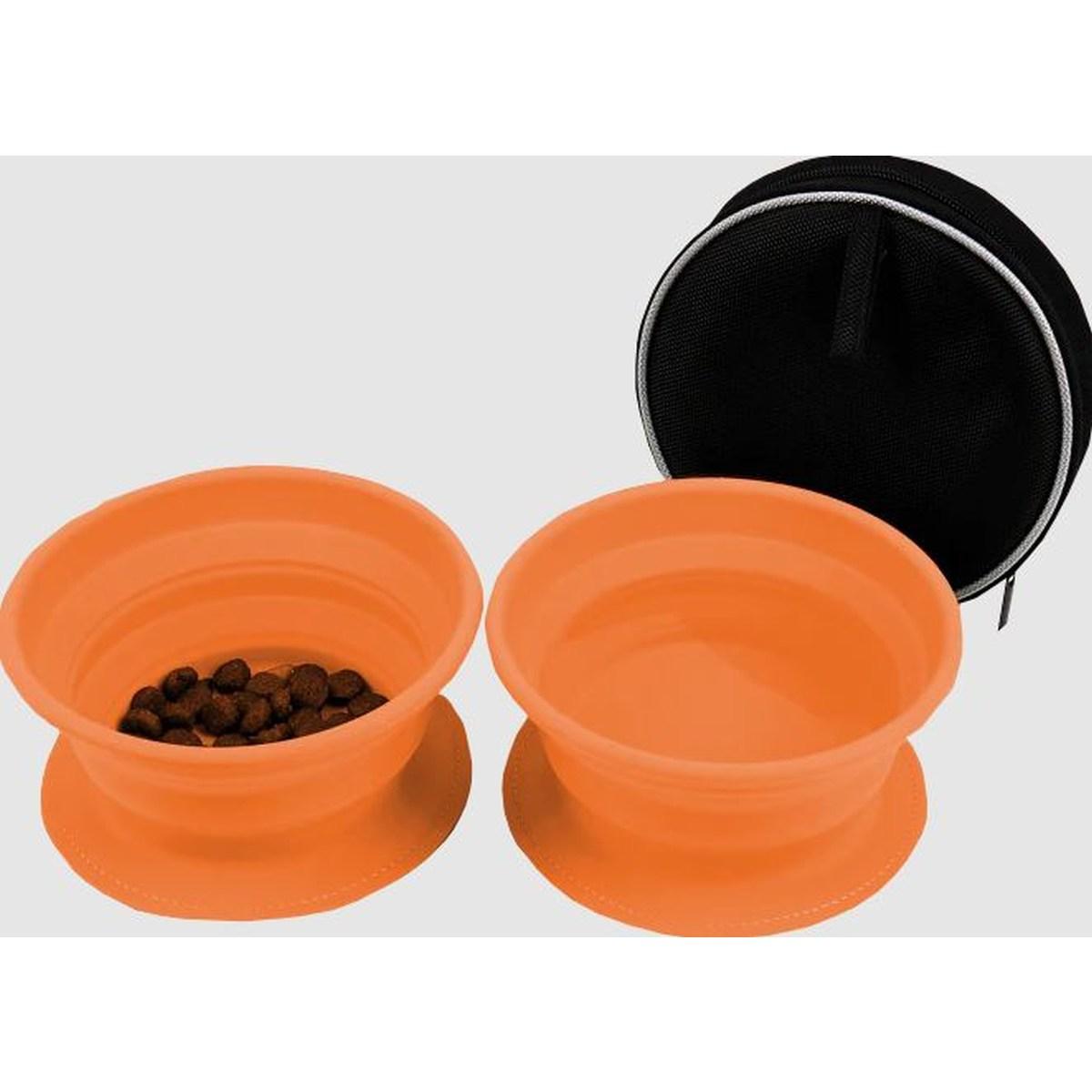 Set di 2 ciotole pieghevoli per animali Dog-Bowl