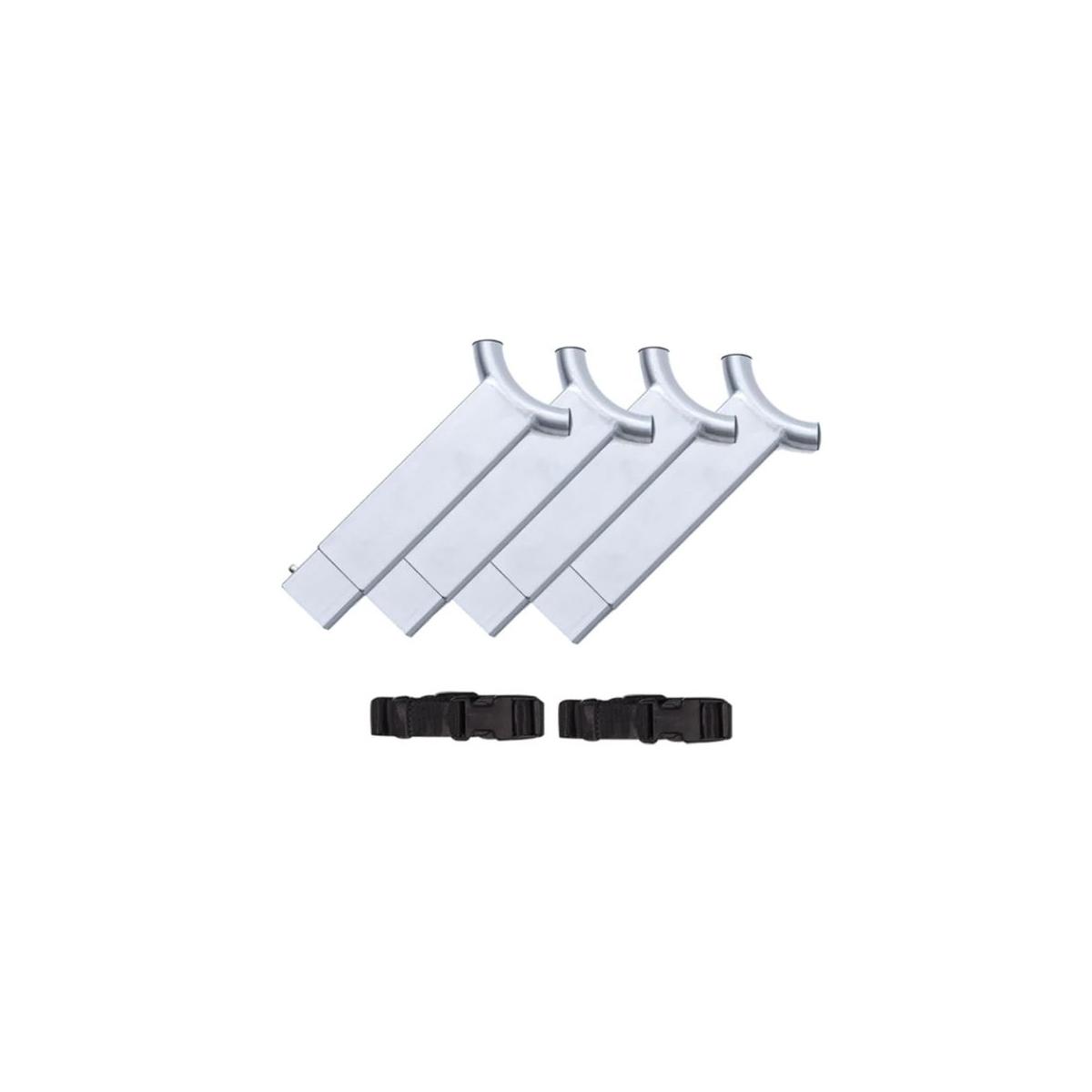 Bunk-Kit Kid-O-Bed, set di 4 pezzi aggiuntivi + 2 cinghie di sicurezza (per l'estensione del letto a castello) Disc-o-Bed