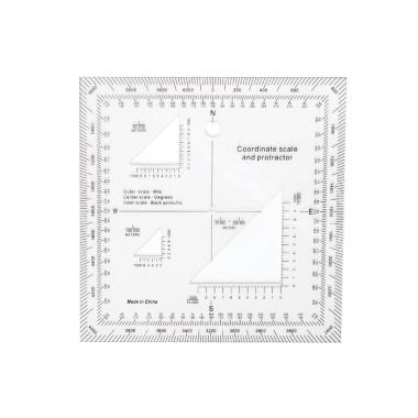 Coordinatometro Militare Protractor