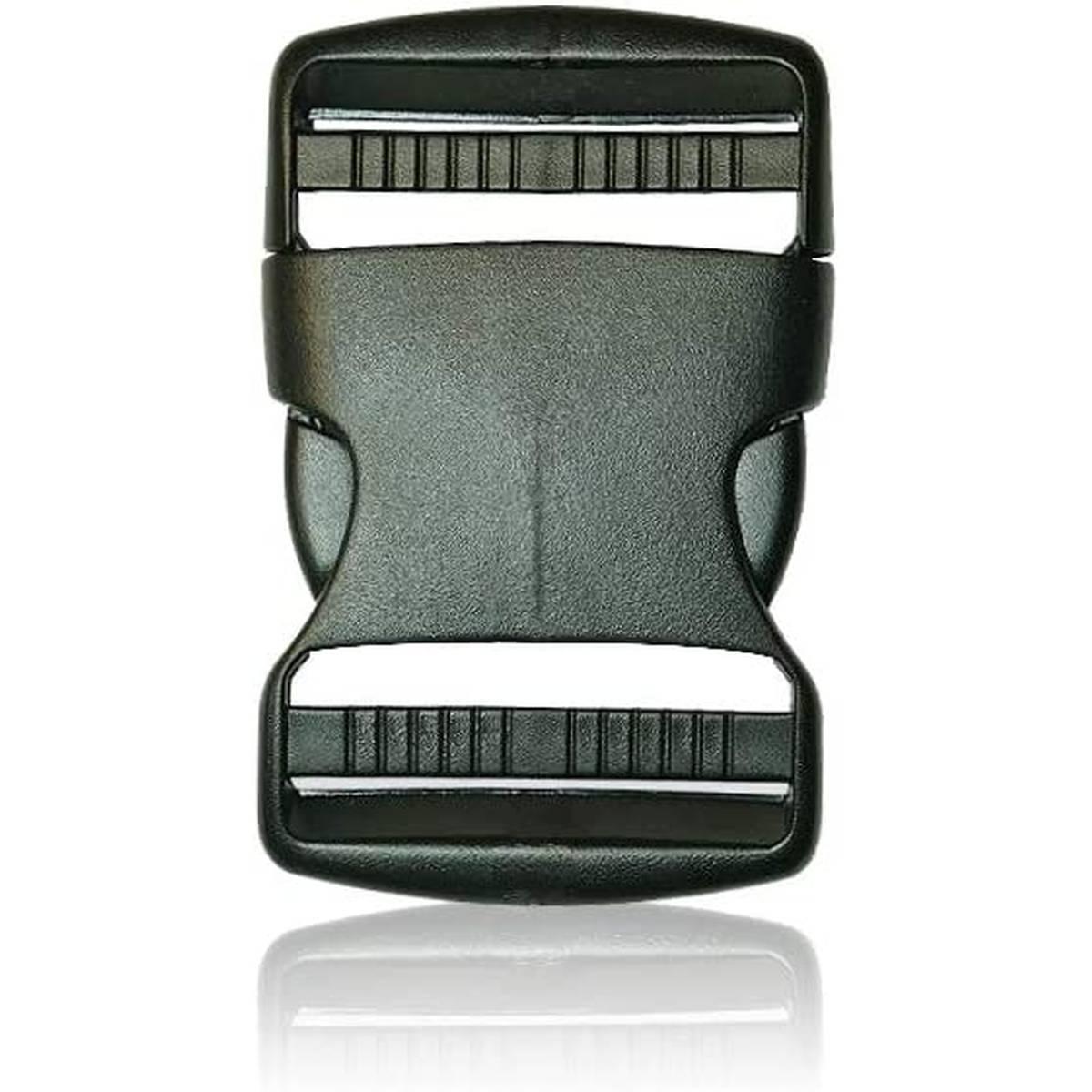 Fibbia Nera 60MM a sgancio laterale (tattica militare specifica) Nero