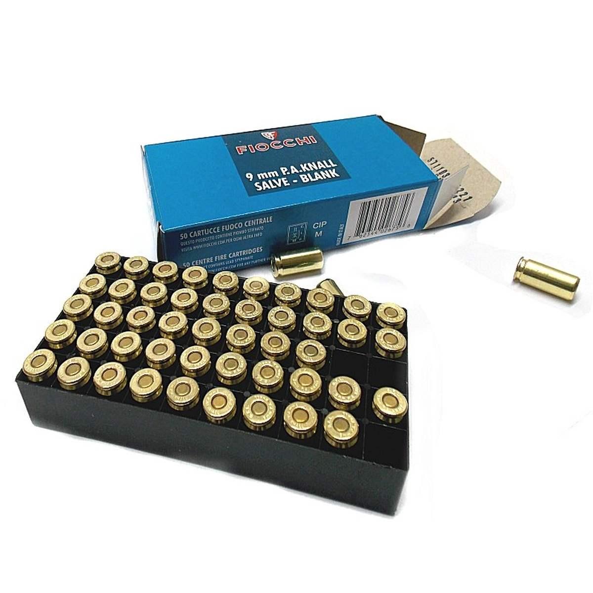 Fiocchi munizioni salve cal 9mm (conf. da #50 colpi)