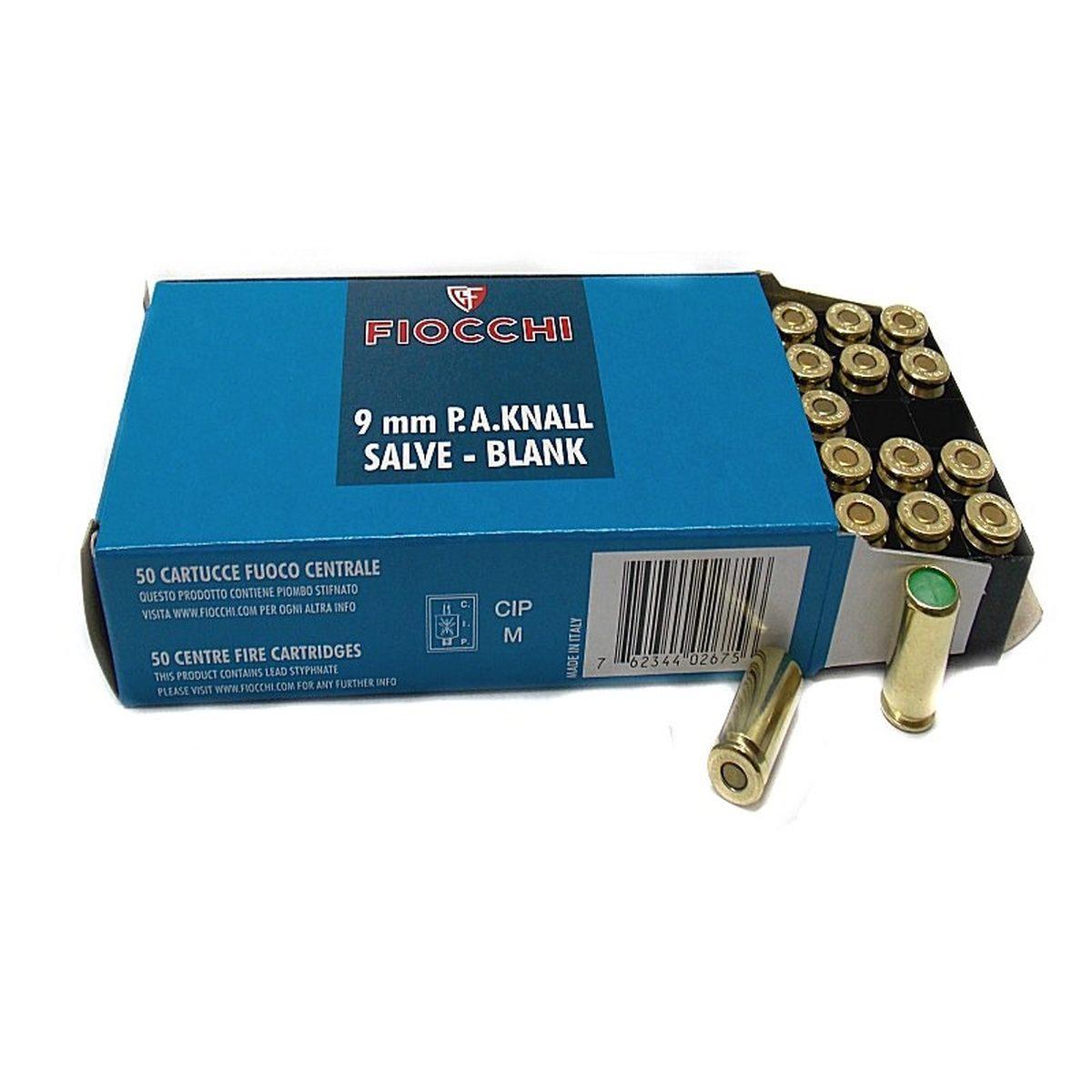 Fiocchi munizioni salve cal 9mm (conf. da #50 colpi)