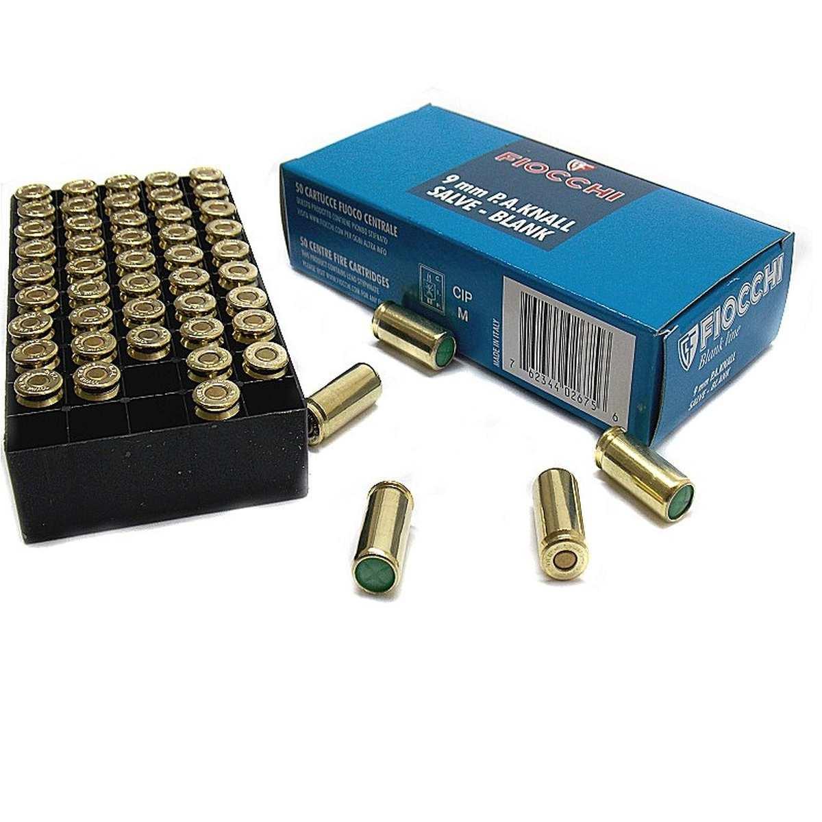 Fiocchi munizioni salve cal 9mm (conf. da #50 colpi)