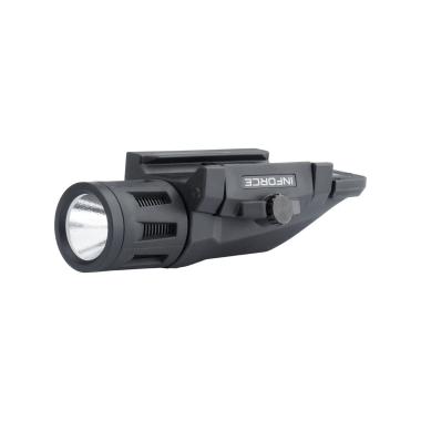 WML White/IR Rifle Flashlight - 400 lm - Black