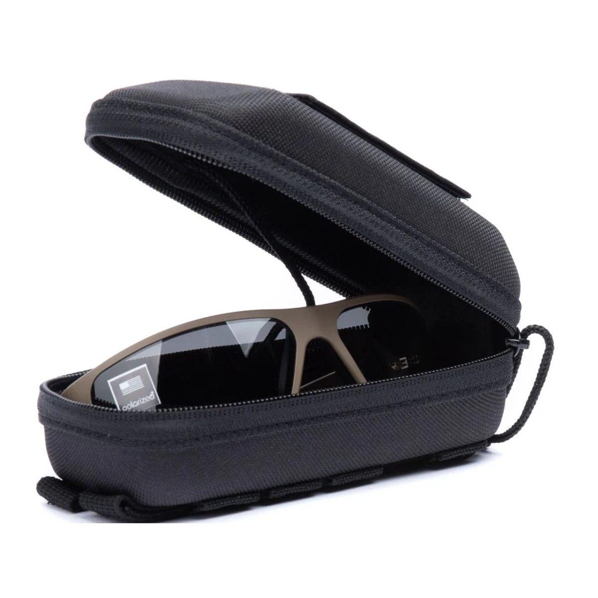 Custodia per occhiali da sole molle con patch