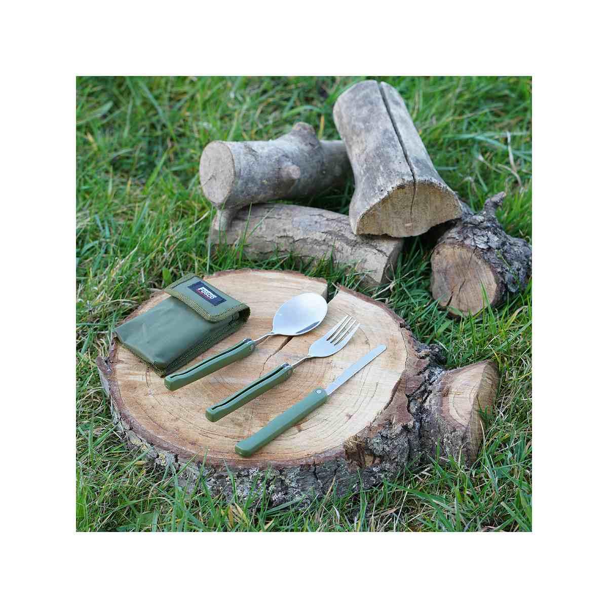 Set posate pieghevoli 3 pezzi