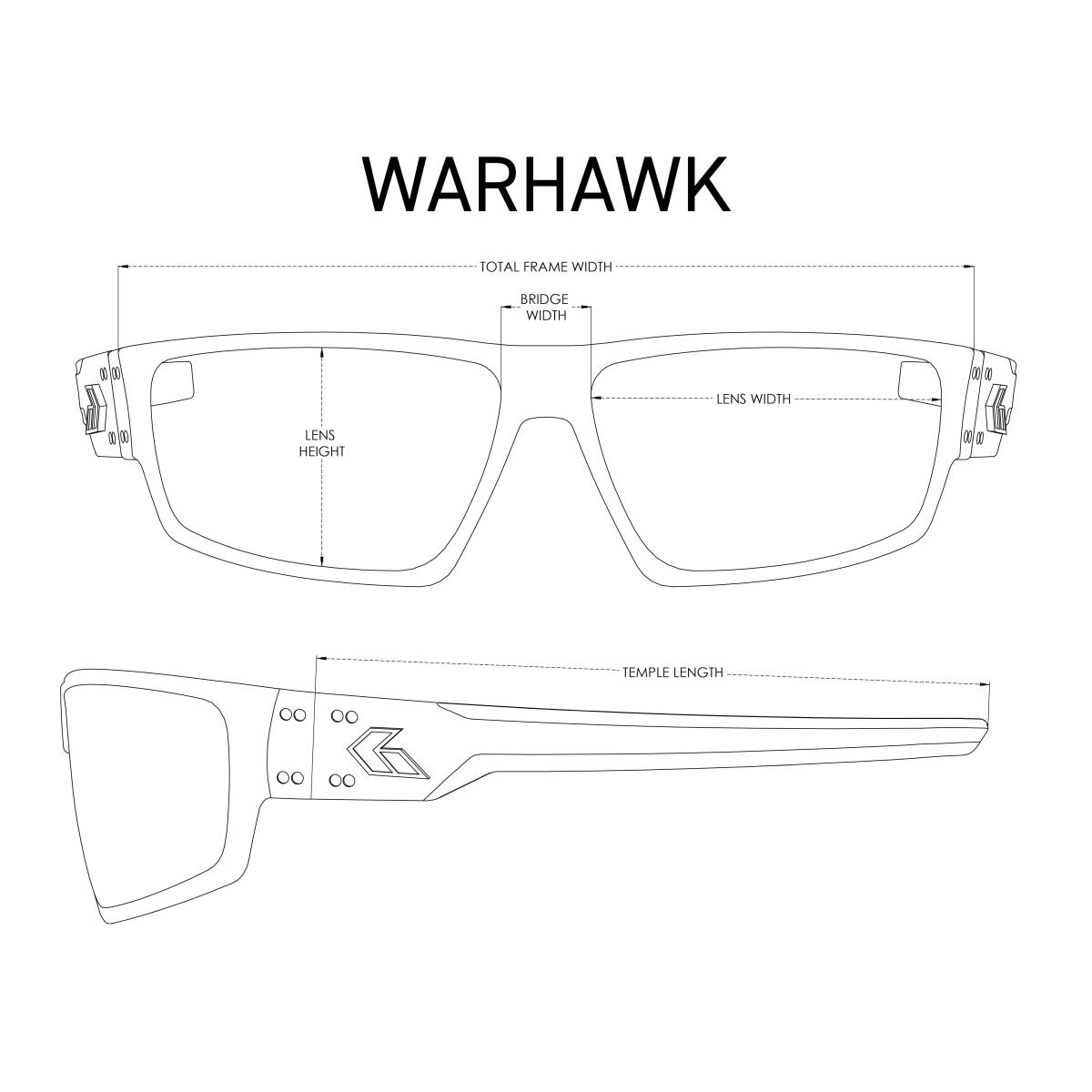 Warhawk MILSPEC Ballistic - Black w/Black Logo/Fotocromatico w/Anti-Fog