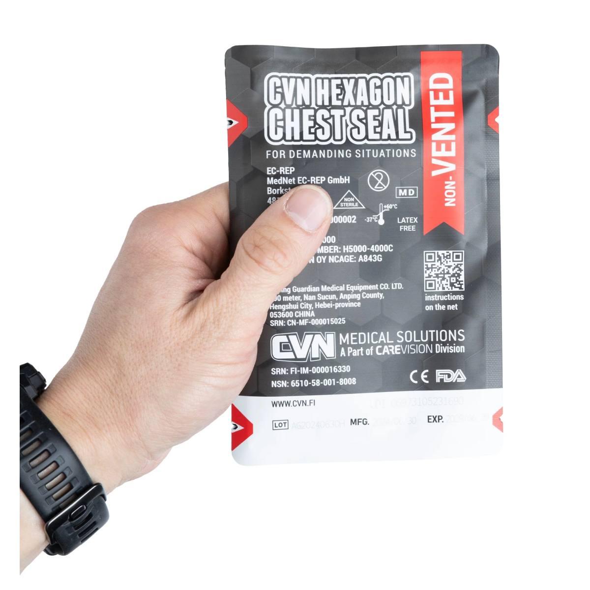 Chest Seal Esagonali NON Ventilati 2 Pezzi
