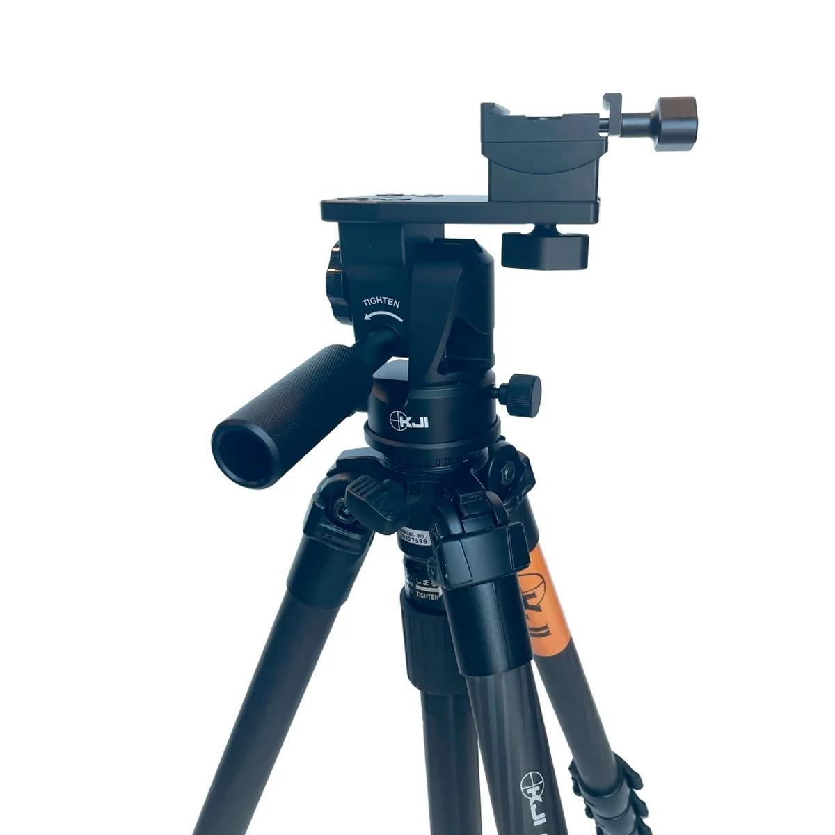 Treppiede K800 in fibra di carbonio con slitta Reaper (Arca Swiss)