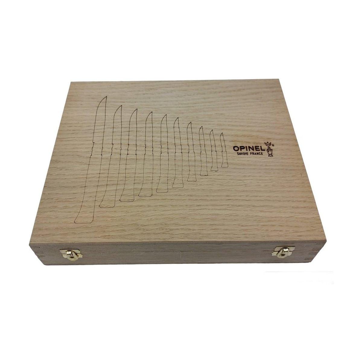Cassetta in legno 10 coltelli