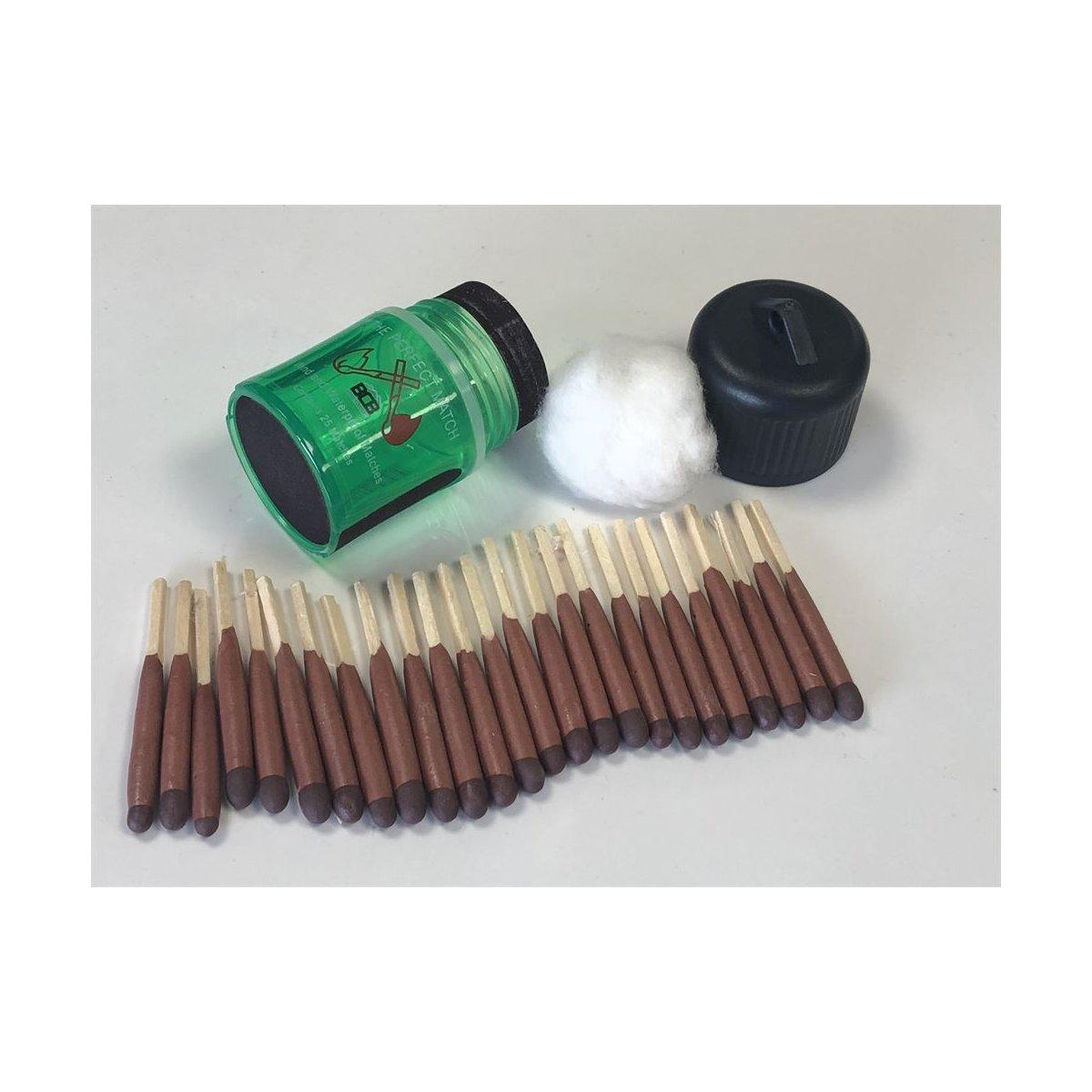 Fiammiferi antivento e impermeabili